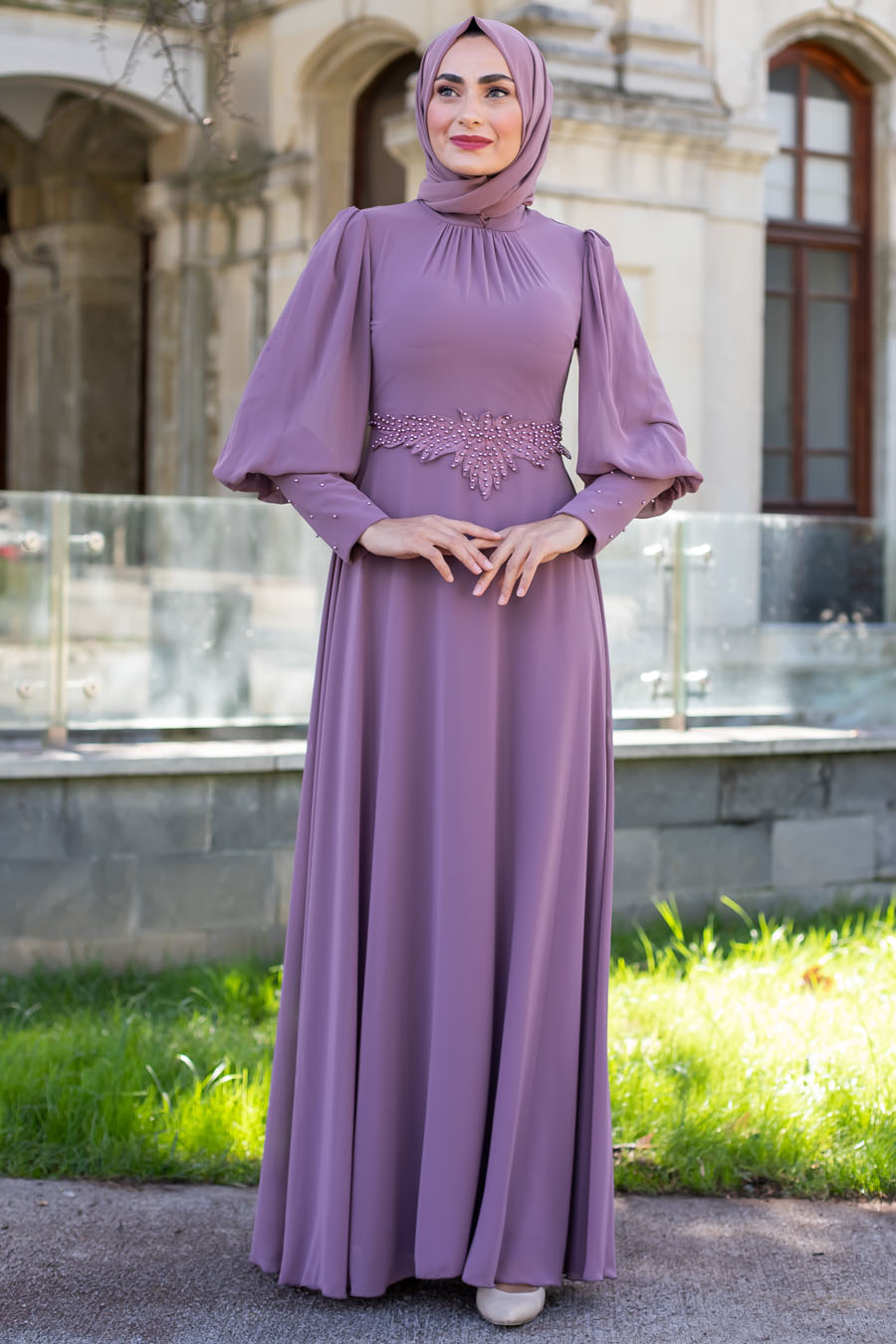 LILA EVENING DRESS 