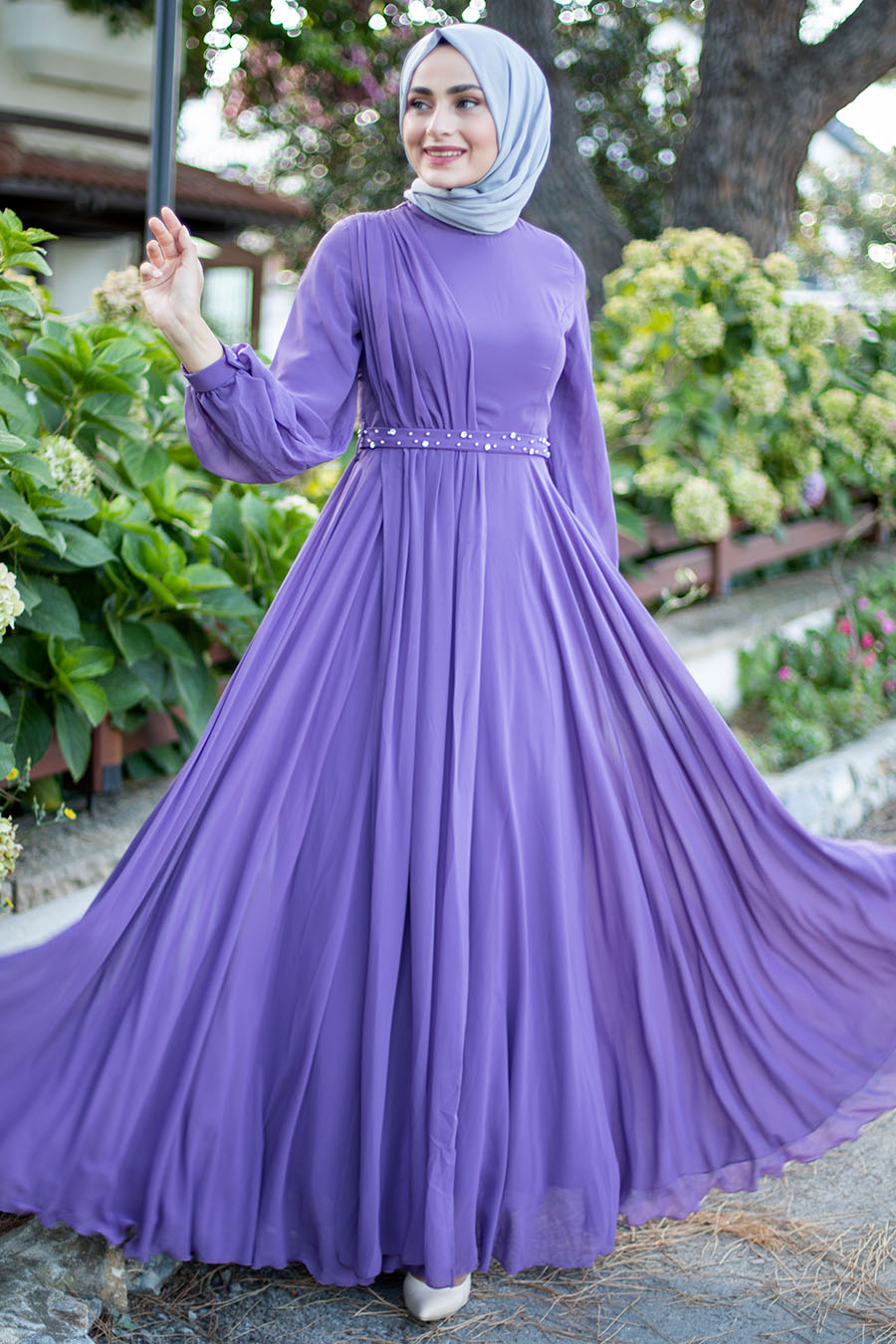 LILA EVENING DRESS 