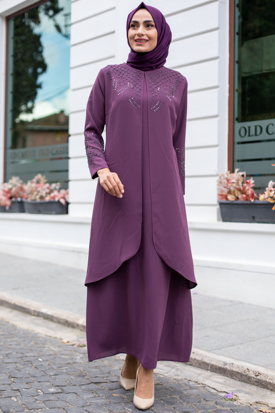 LILA EVENING DRESS  