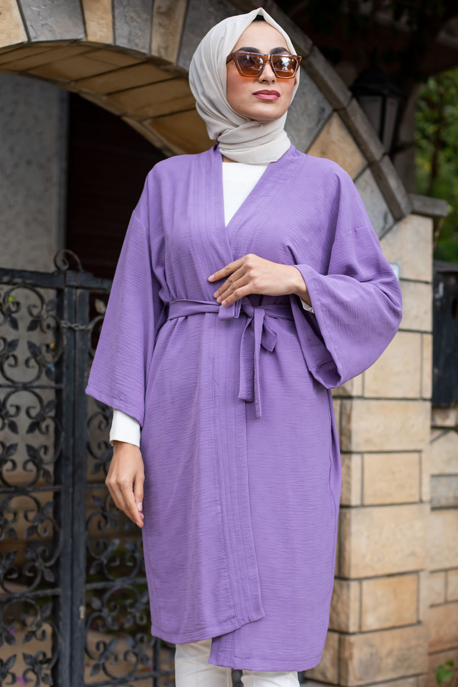 LILA KIMONO 