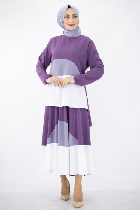 LILA TUNIC AND SKIRT SUIT