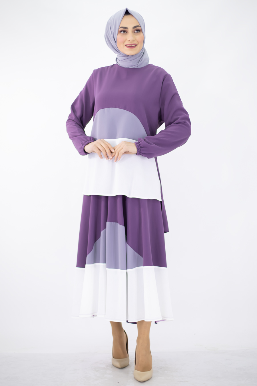 LILA TUNIC AND SKIRT SUIT