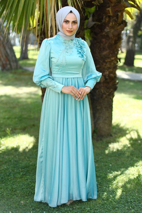 MINT EVENING DRESS  