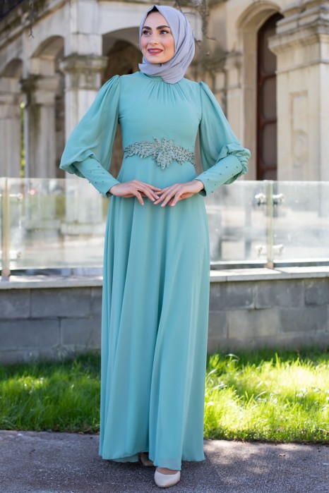 MINT EVENING DRESS 