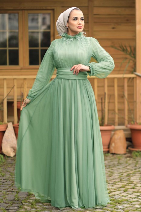 MINT EVENING DRESS