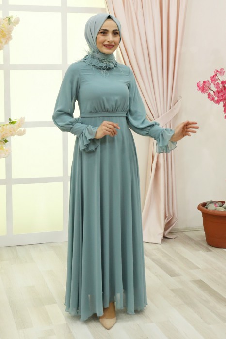 EVENING DRESS  - MINT 