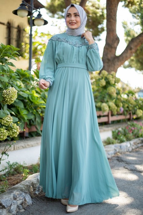 MINT EVENİNG DRESS 