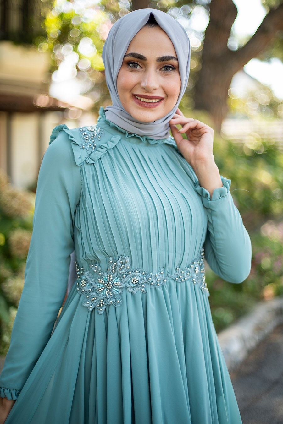 MINT EVENING DRESS  