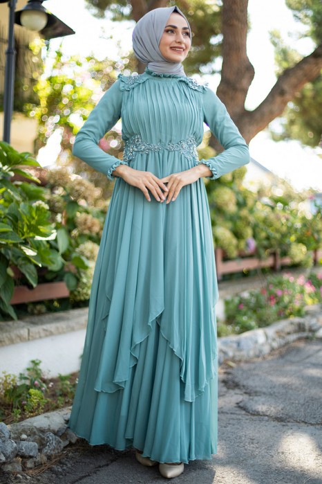 MINT EVENING DRESS  