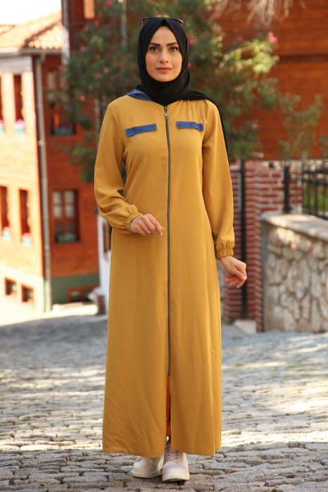 MUSTARD ABAYA 