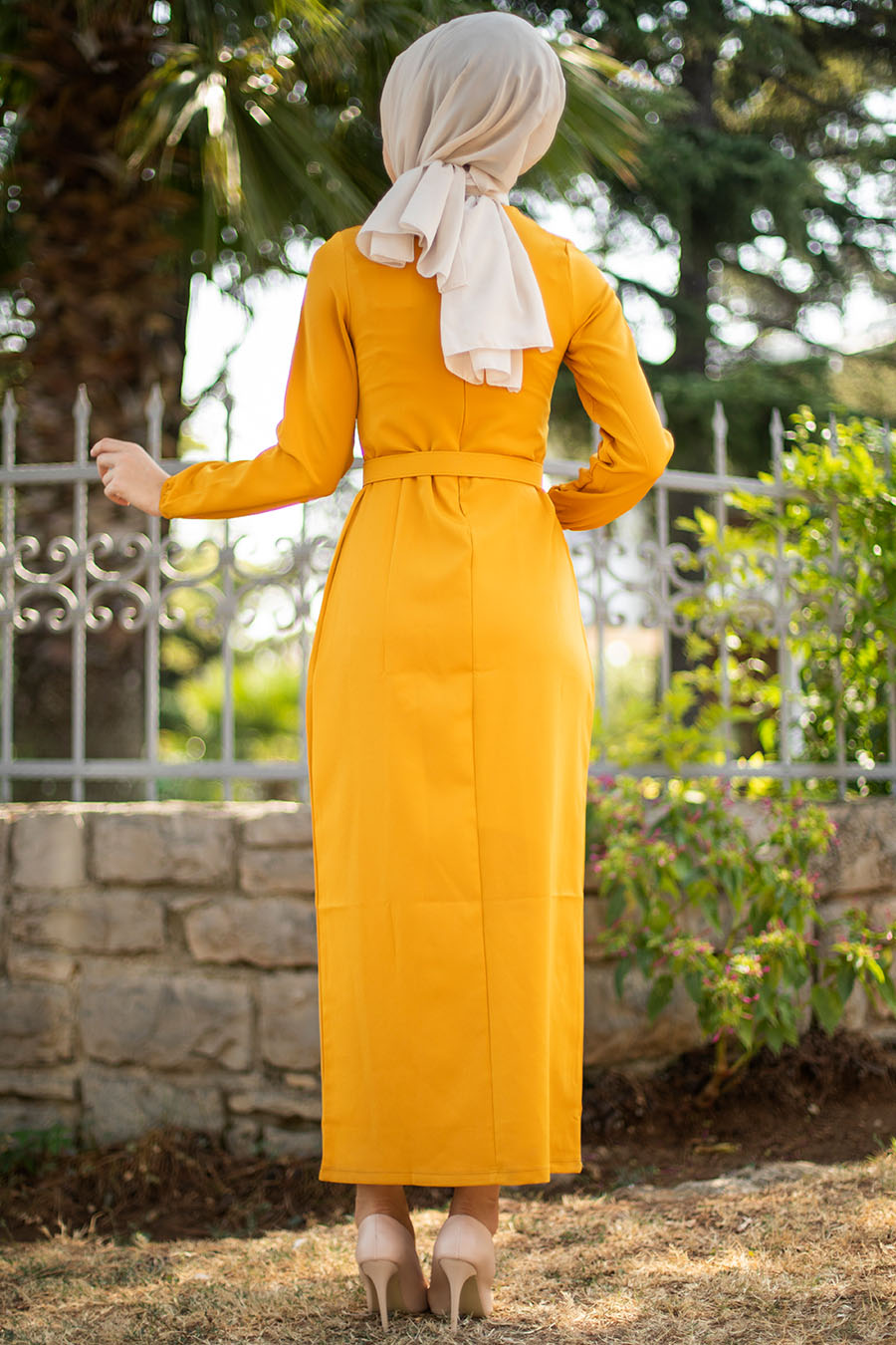 MUSTARD DRESS  