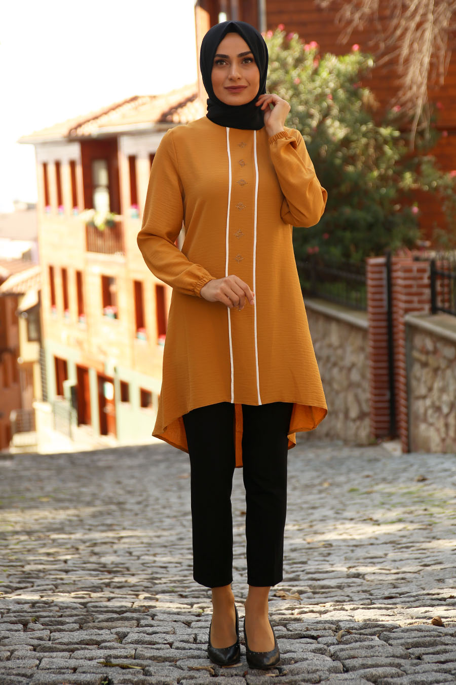 TUNIC - MUSTARD  TUNIC - MUSTARD