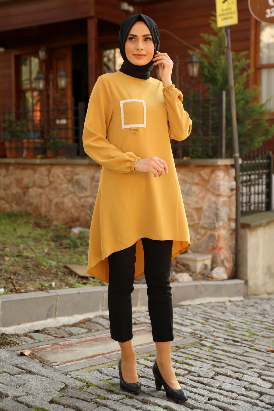TUNIC - MUSTARD  TUNIC - MUSTARD