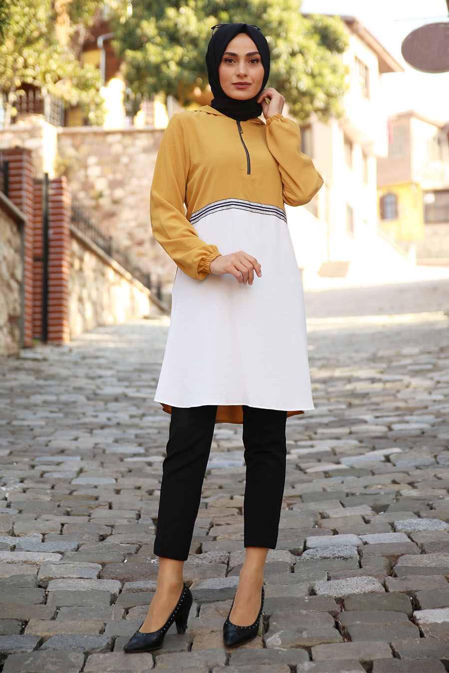 TUNIC - MUSTARD  TUNIC - MUSTARD