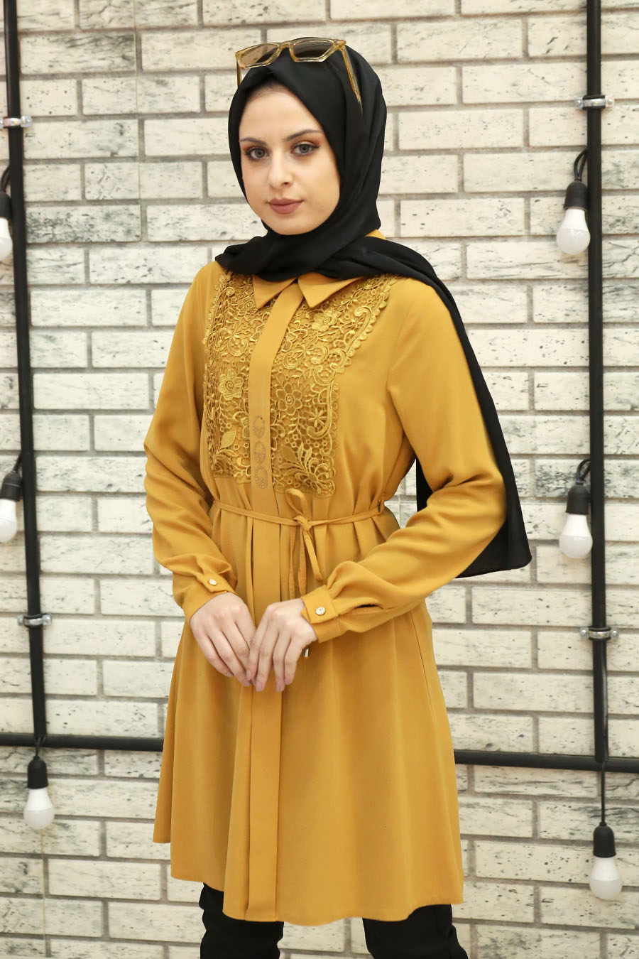 TUNIC - MUSTARD  TUNIC - MUSTARD