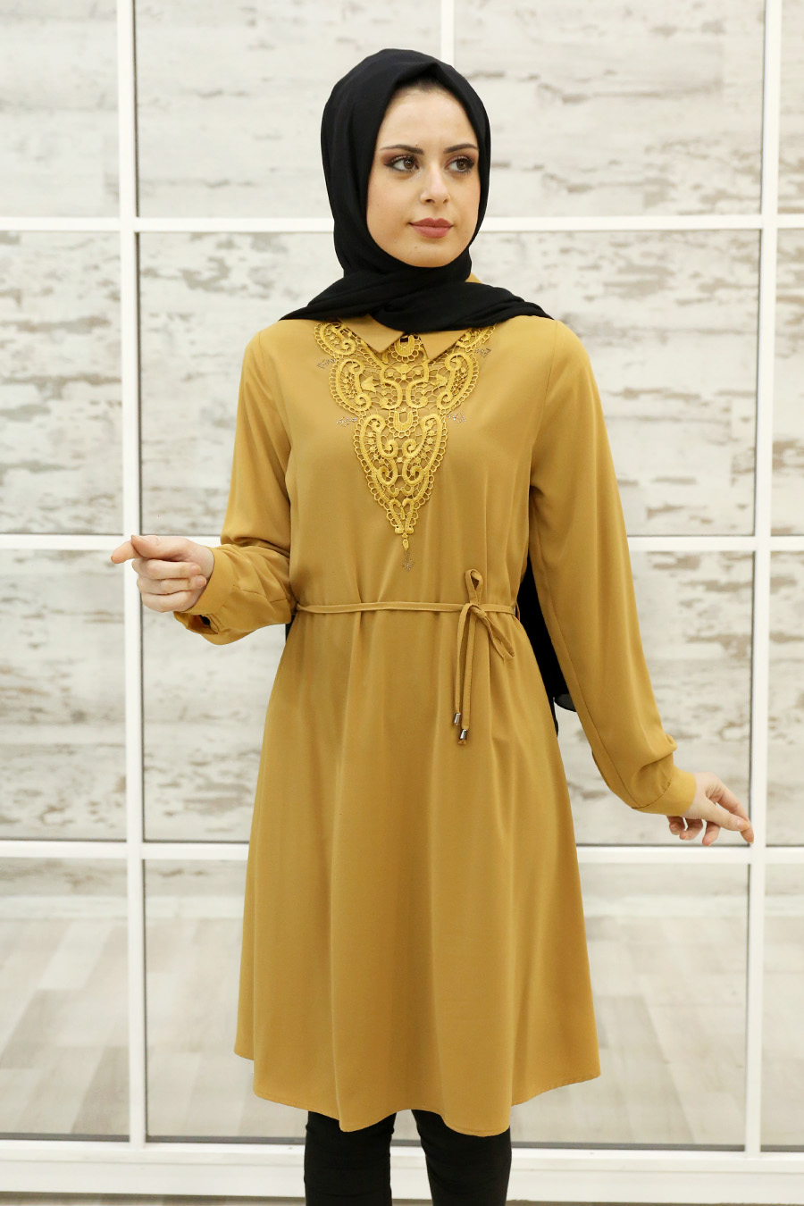 TUNIC - MUSTARD  TUNIC - MUSTARD