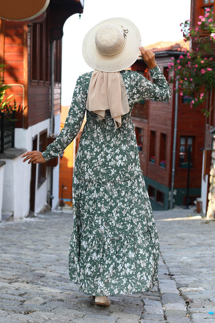 PATTERNED MINT DRESS