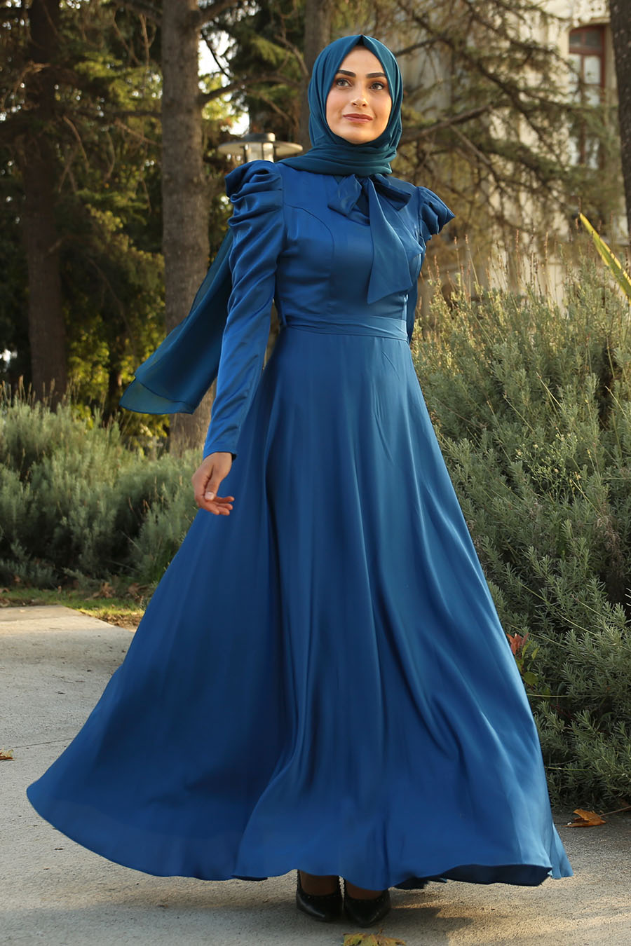 DRESS - PETROLEUM BLUE 
