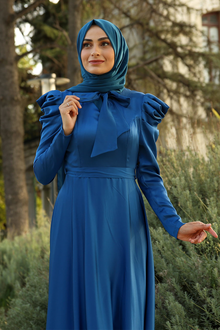 DRESS - PETROLEUM BLUE 