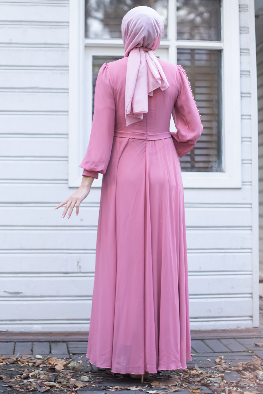 PINK EVENING DRESS 