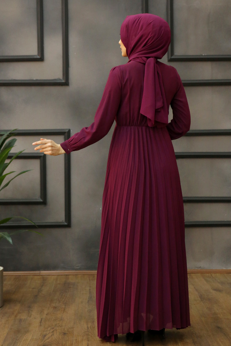 DRESS - PLUM