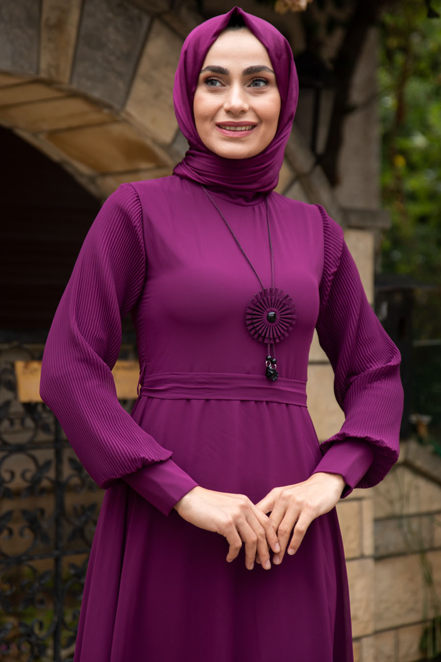 PLUM DRESS 