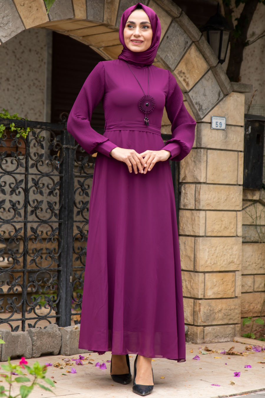 PLUM DRESS 