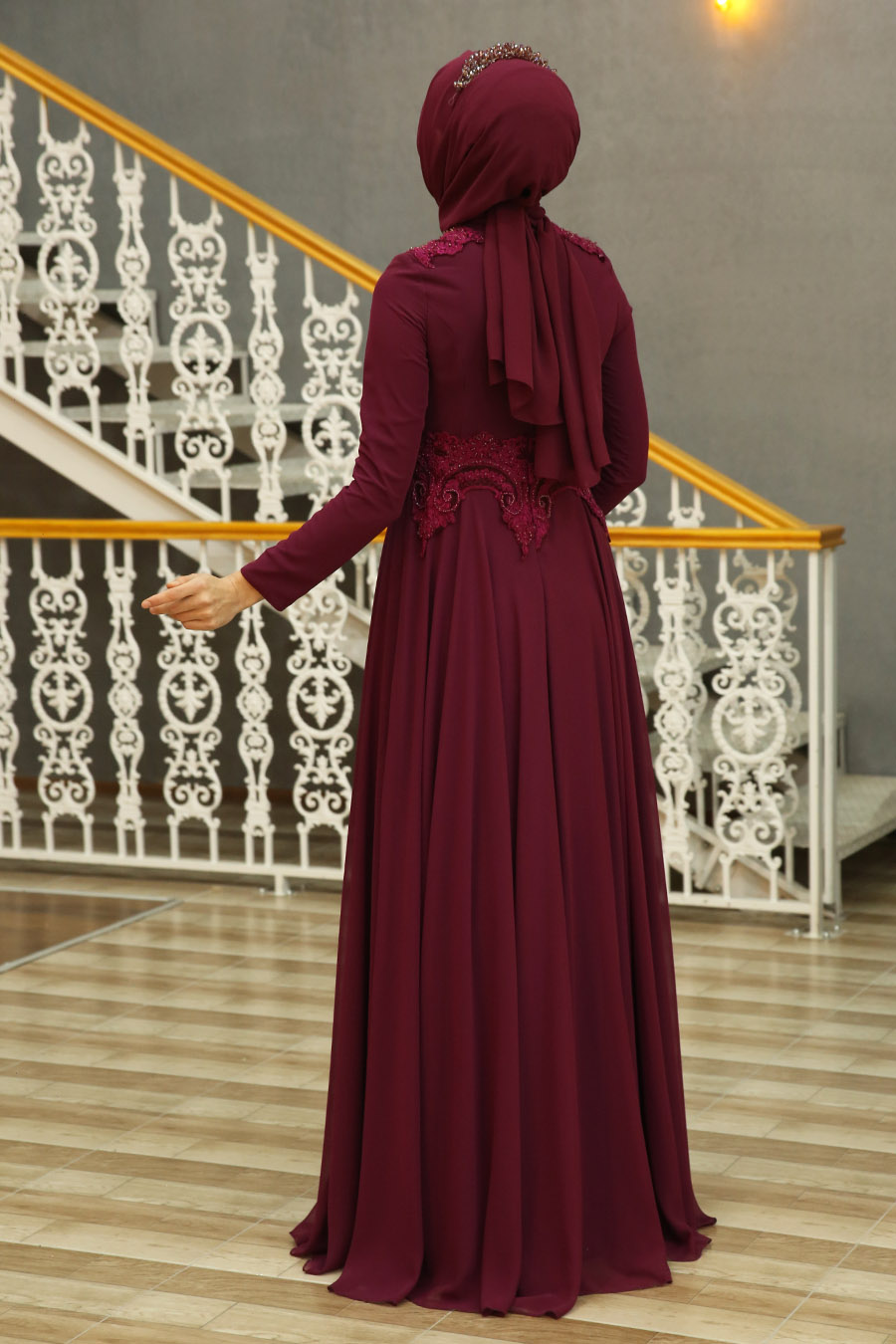 Plum Evening Dress