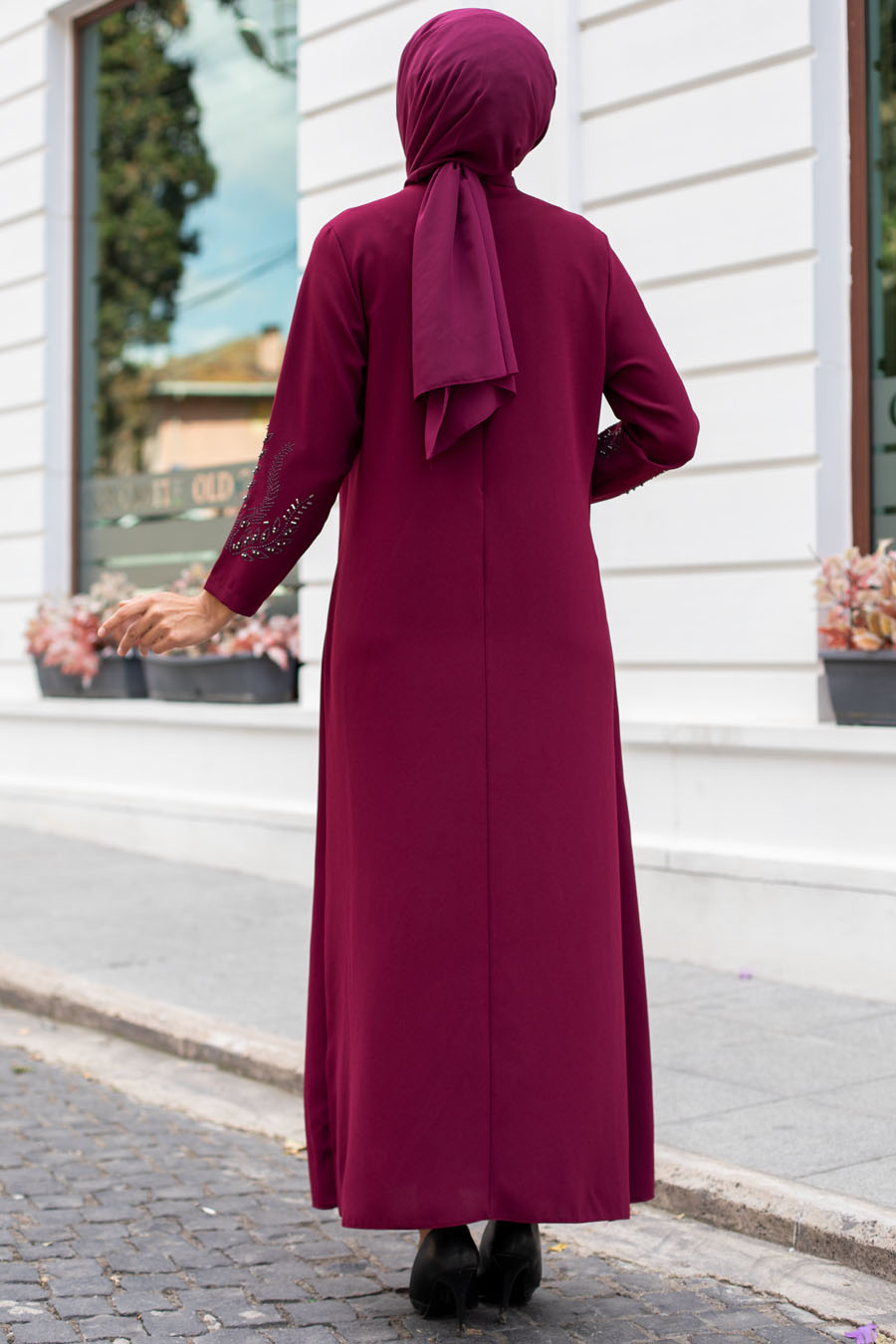 PLUM EVENING DRESS  