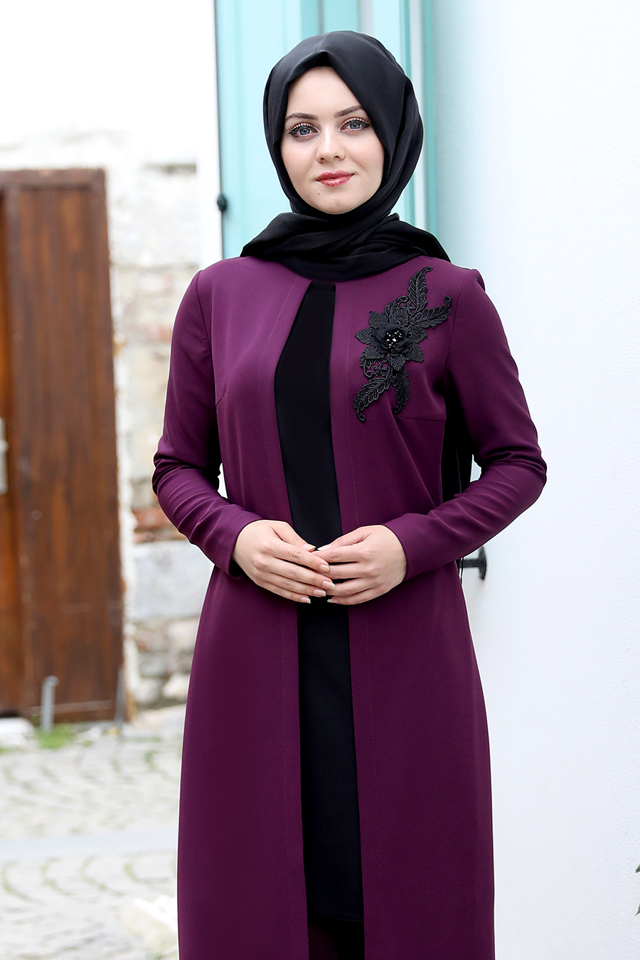PLUM TUNIC AND PANT SUIT 