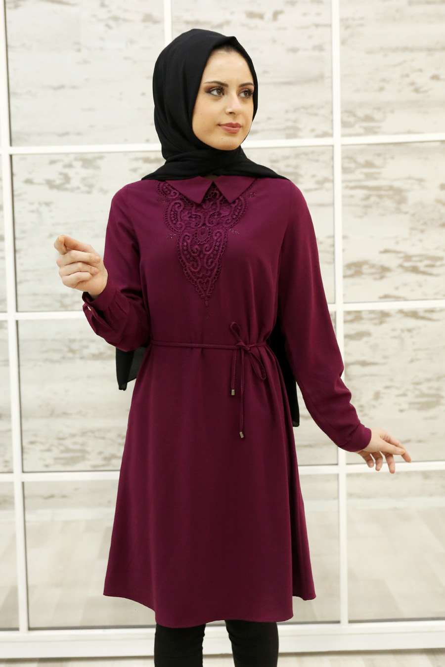 TUNIC - PLUM TUNIC - PLUM