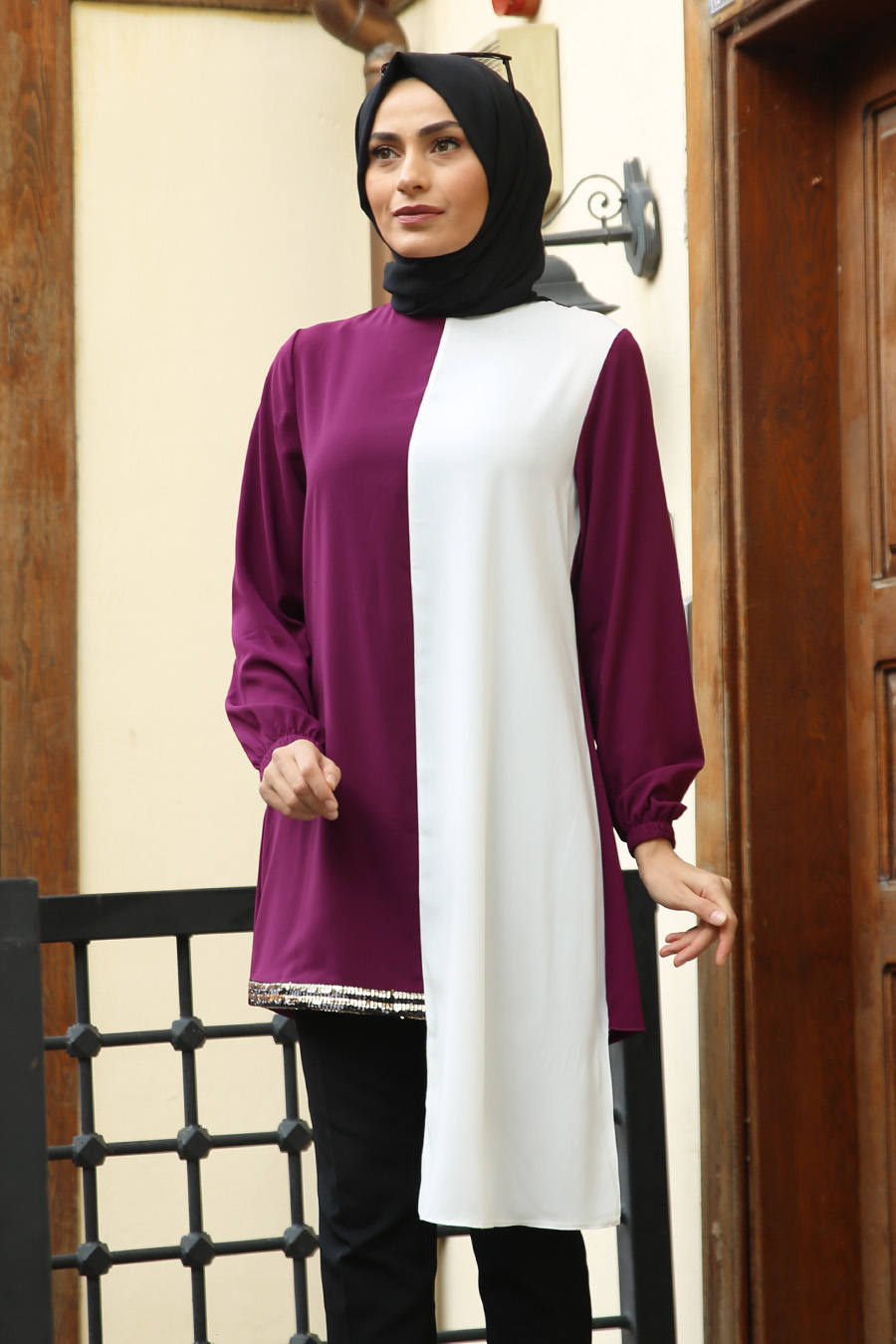 TUNIC - PLUM 
