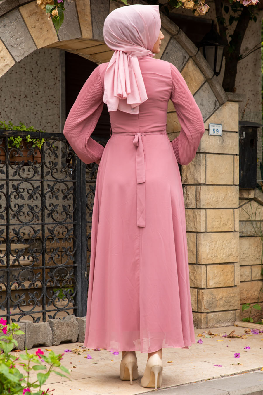 POWDER PINK DRESS  POWDER PINK DRESS