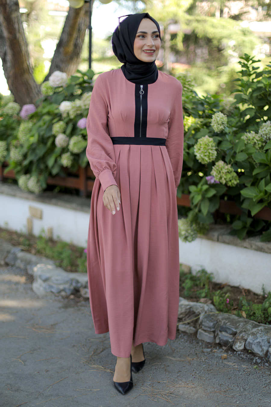POWDER PINK  DRESS 