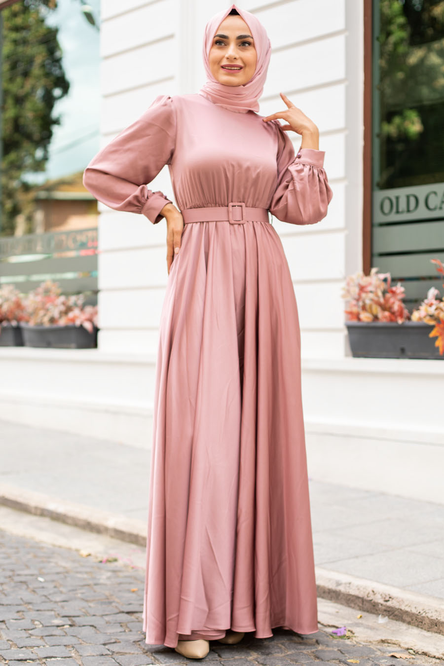 POWDER PINK EVENİNG DRESS 