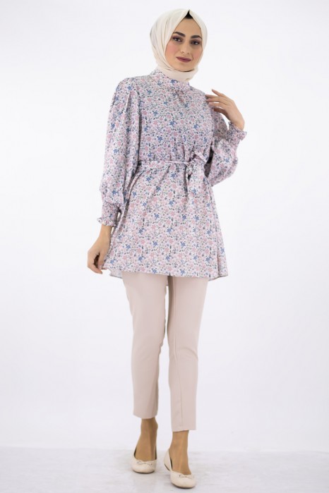 PLUIM COLOR TUNIC AND PANT SUIT