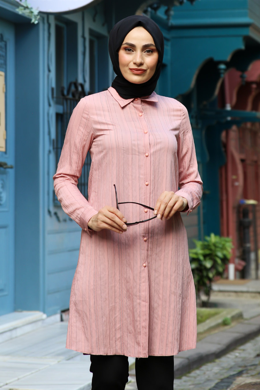 TUNIC - POWDER PINK COLOR 