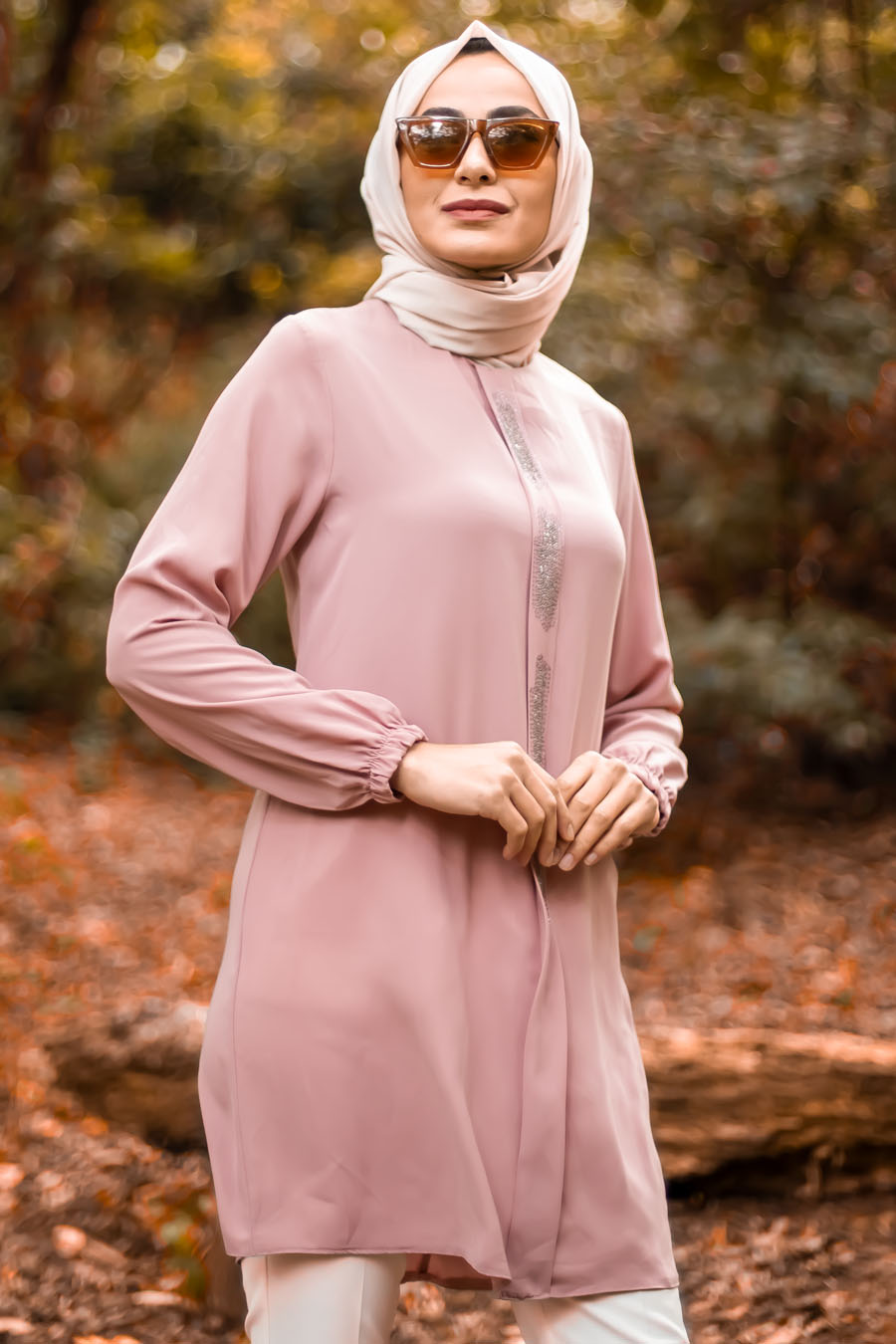 TUNIC - POWDER PINK TUNIC - POWDER PINK