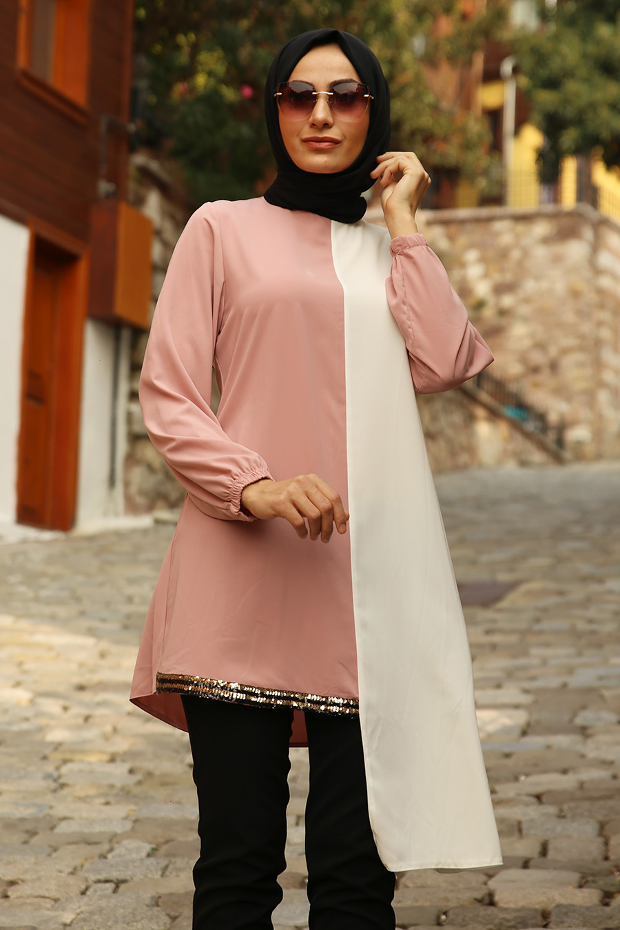 TUNIC - POWDER PINK  TUNIC - POWDER PINK