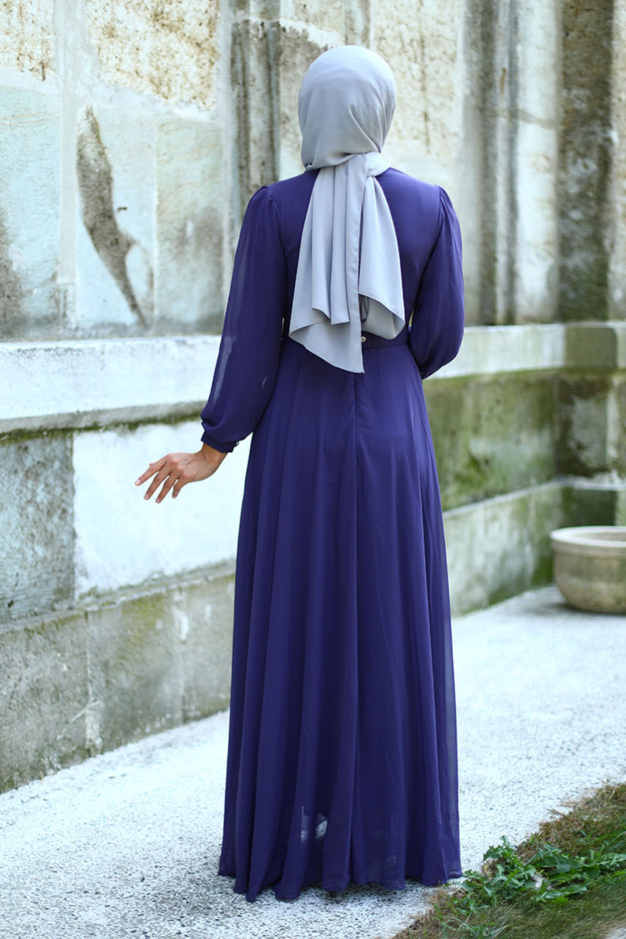 PURPLE EVENING DRESS  