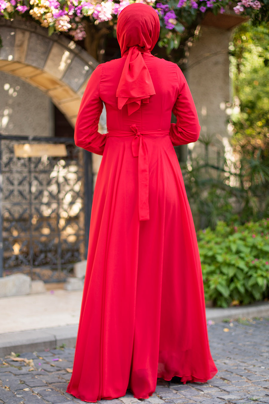 RED EVENİNG DRESS