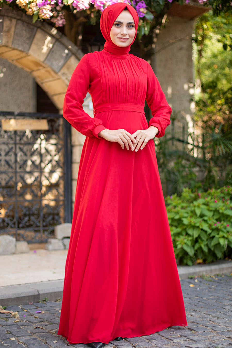 RED EVENİNG DRESS