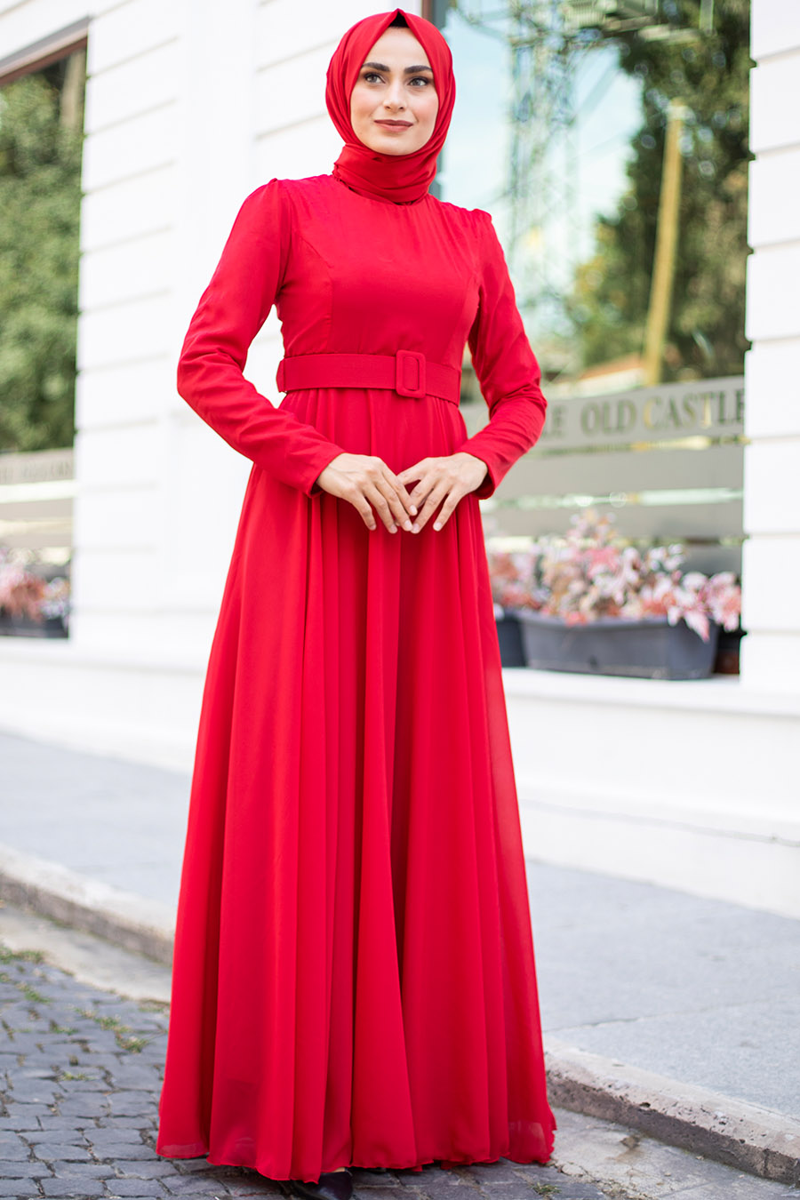 RED EVENİNG DRESS