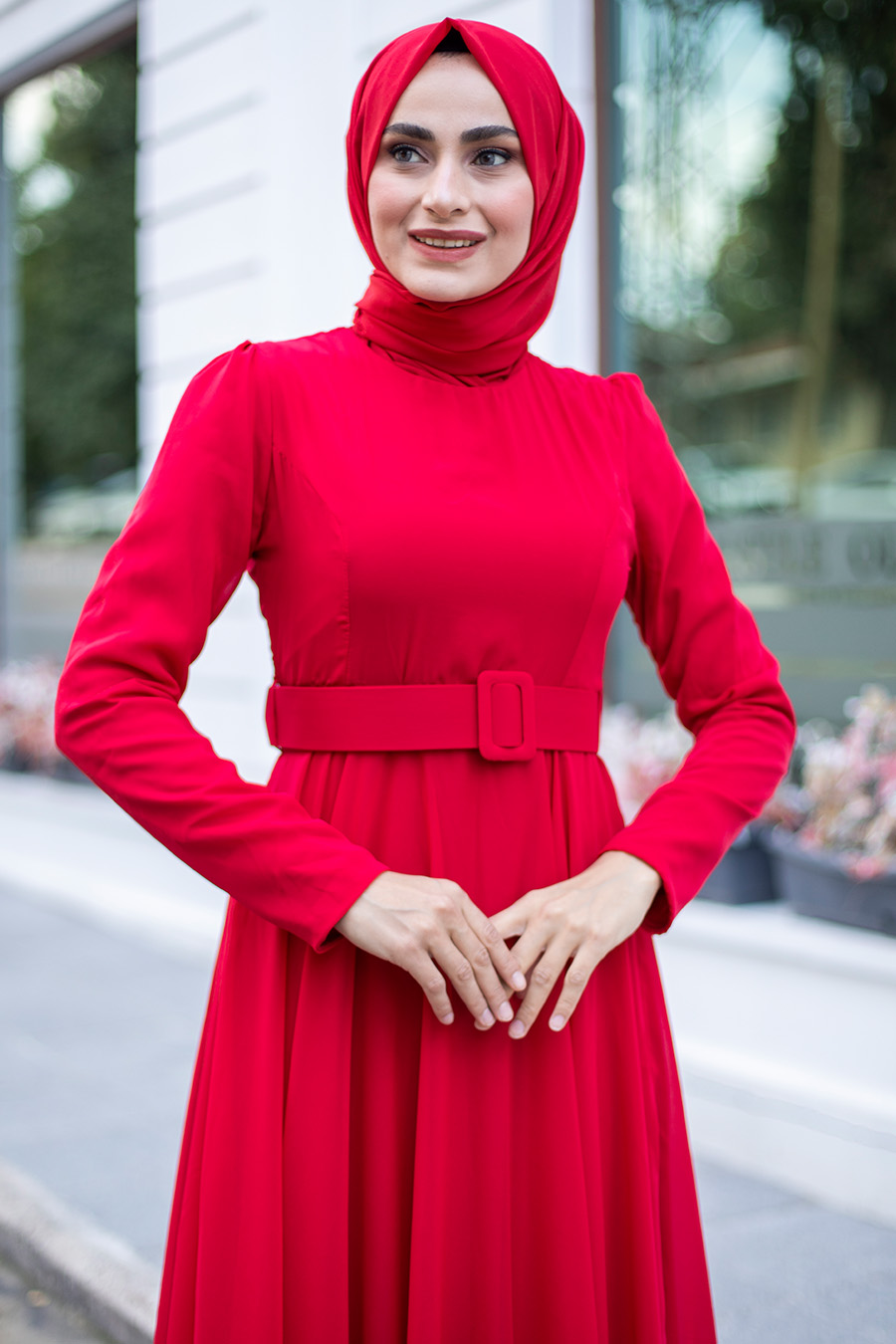 RED EVENİNG DRESS
