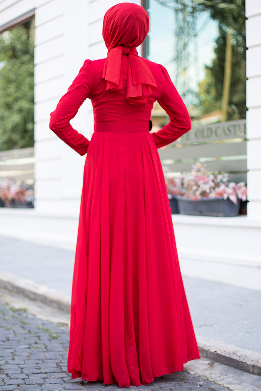 RED EVENİNG DRESS