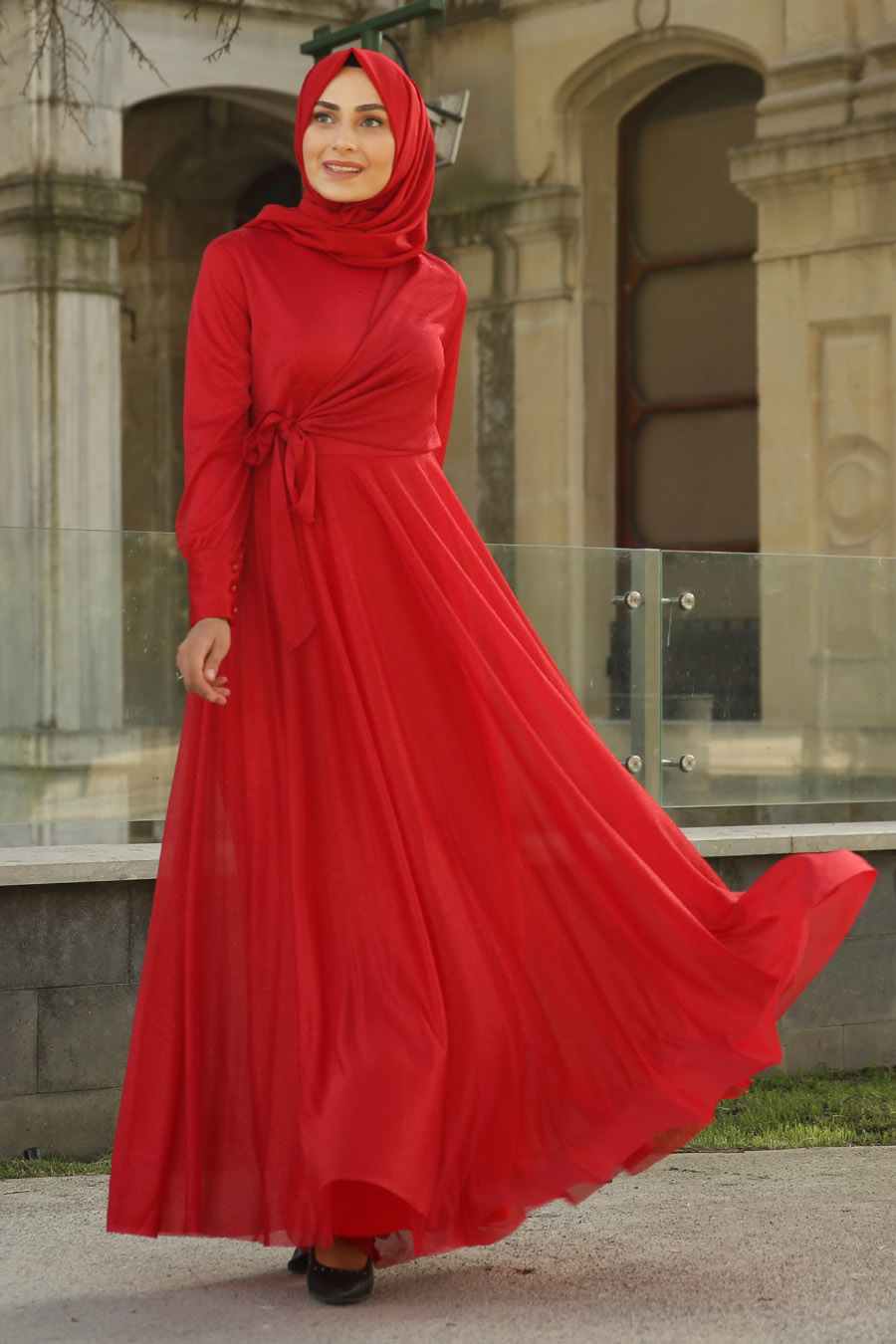 EVENING DRESS - RED 
