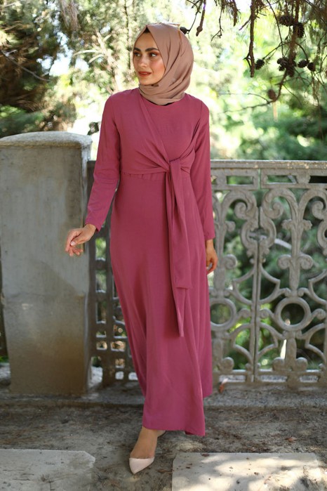 ROSE COLOR DRESS