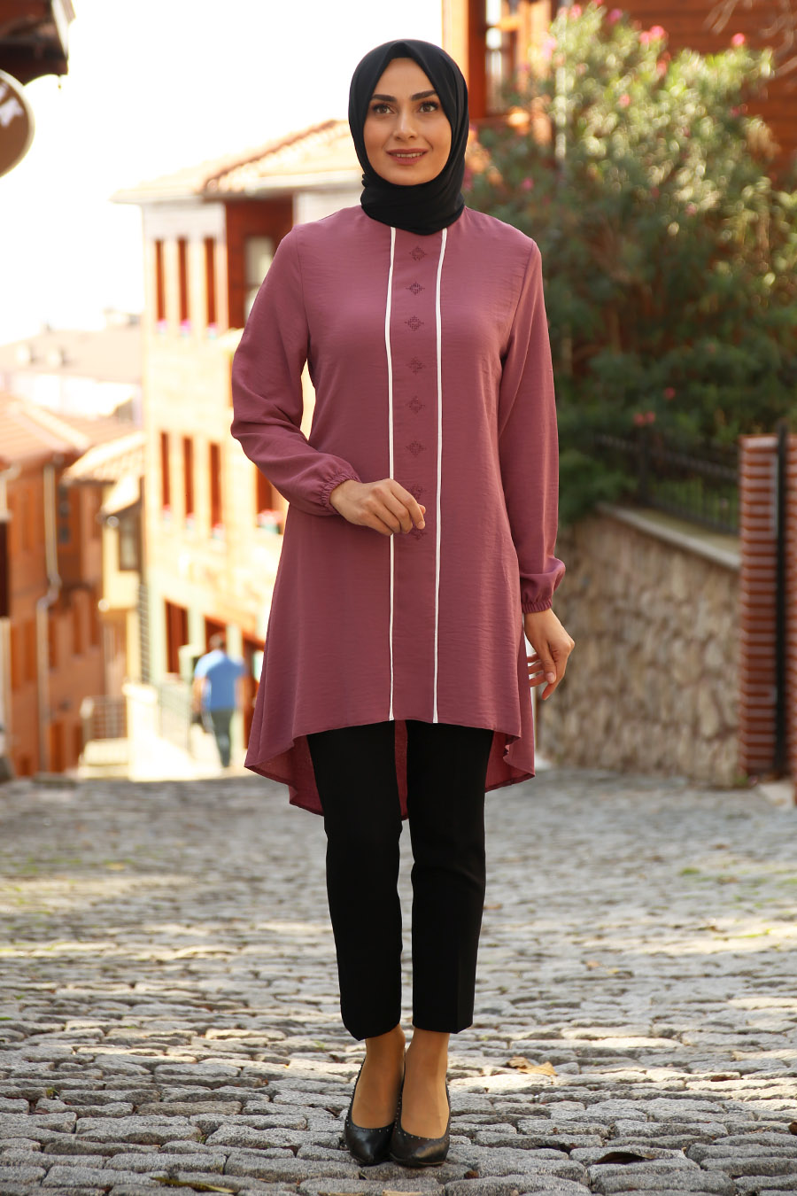 TUNIC - ROSE COLOR  TUNIC - ROSE COLOR