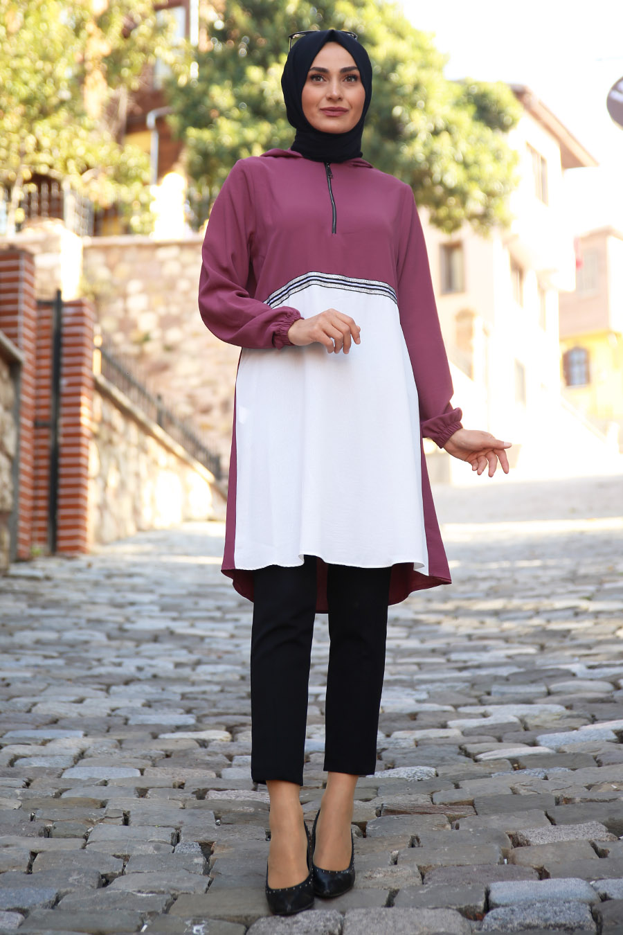 TUNIC - ROSE COLOR   TUNIC - ROSE COLOR