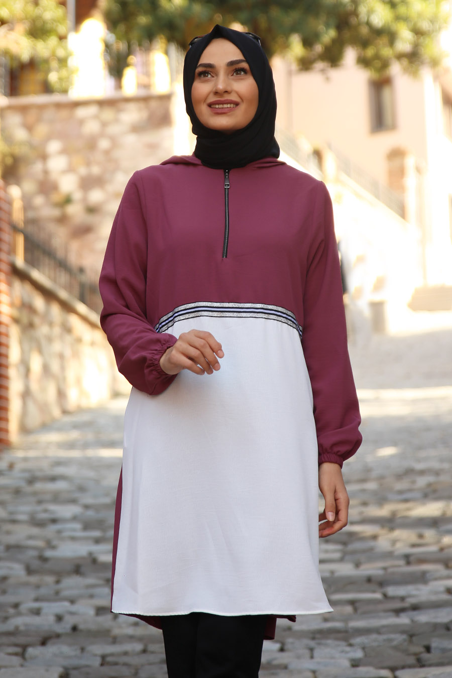 TUNIC - ROSE COLOR   TUNIC - ROSE COLOR
